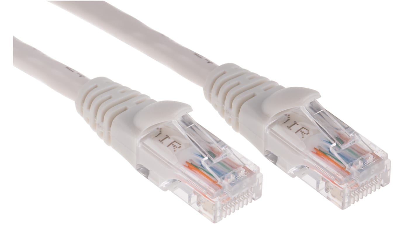 Cable Ethernet Cat5e U/UTP RS PRO de color Blanco, long. 10m, funda de PVC