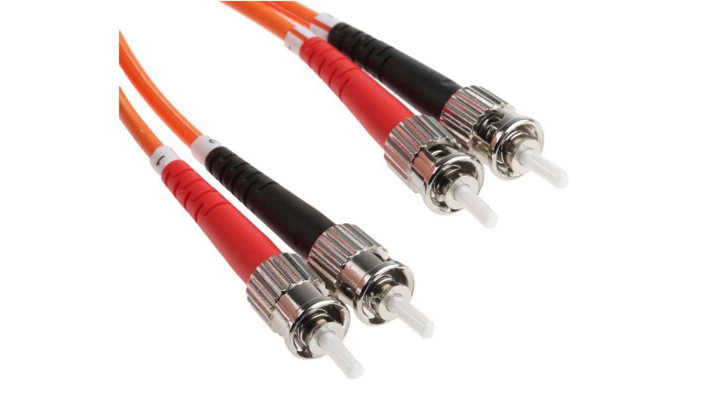 RS PRO LWL-Kabel 20m Multi Mode Patchkabel Orange 62.5/125μm ST ST