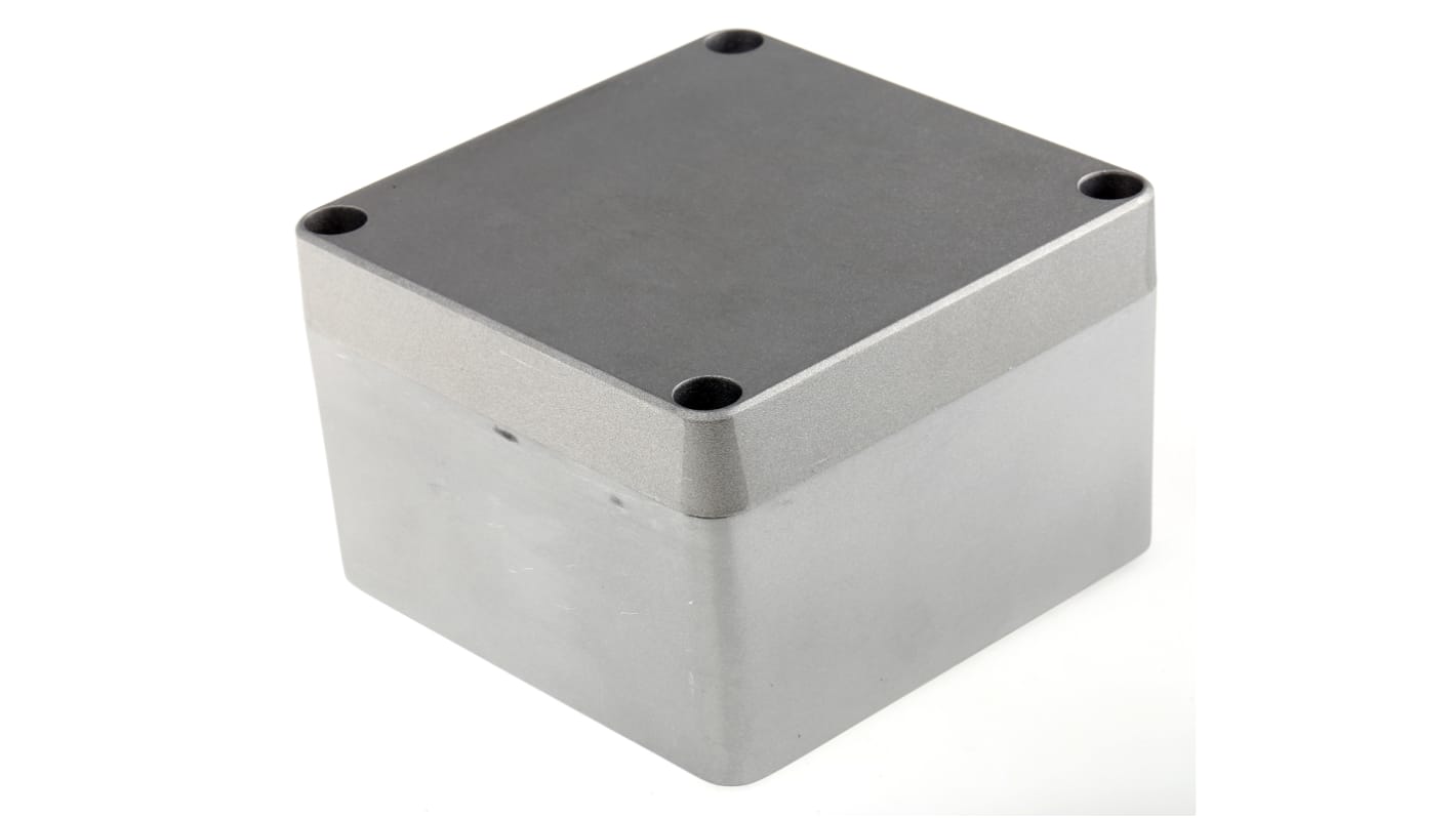 Contenitore Fibox in Alluminio 125 x 124 x 81mm, col. Non colorato, IP68
