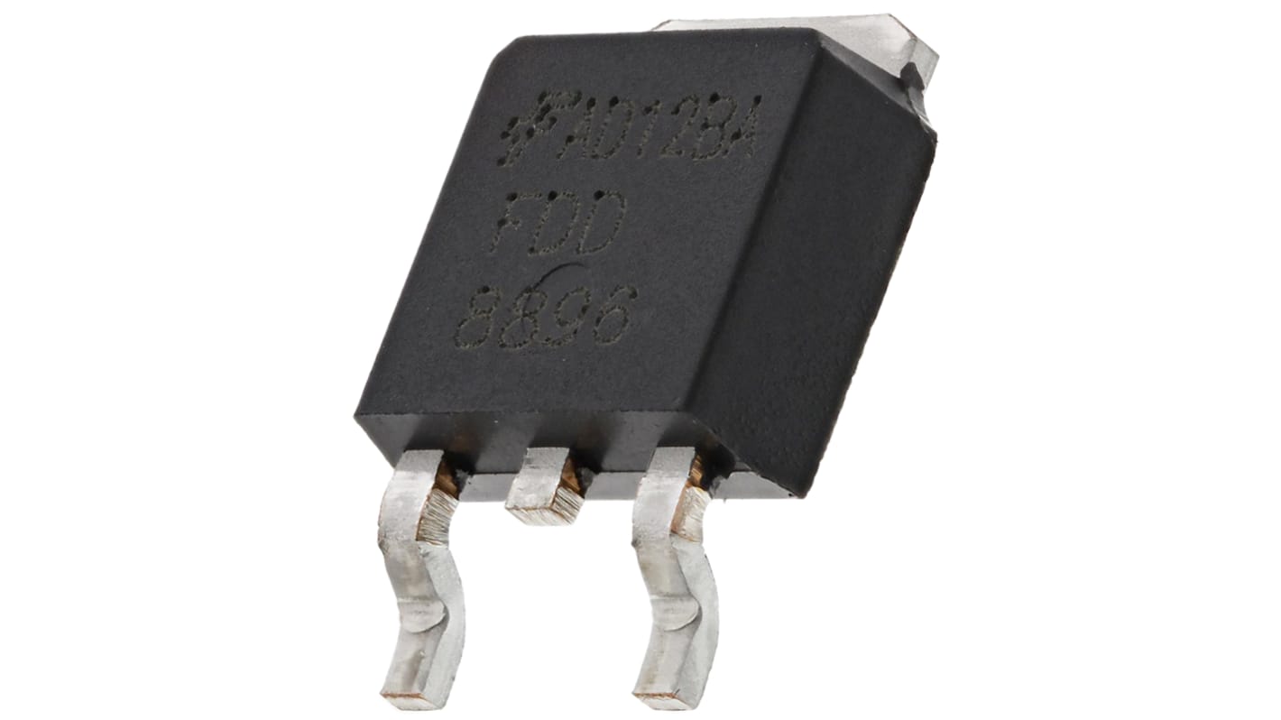 N-Channel MOSFET, 94 A, 30 V, 3-Pin DPAK onsemi FDD8896