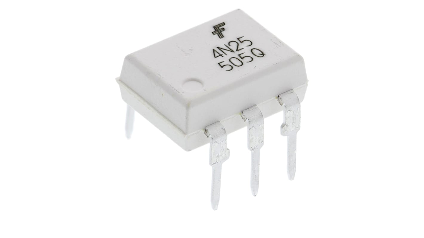 Transoptor 4N25M z tranzystorem 1-kanałowy DC DIP 6 onsemi