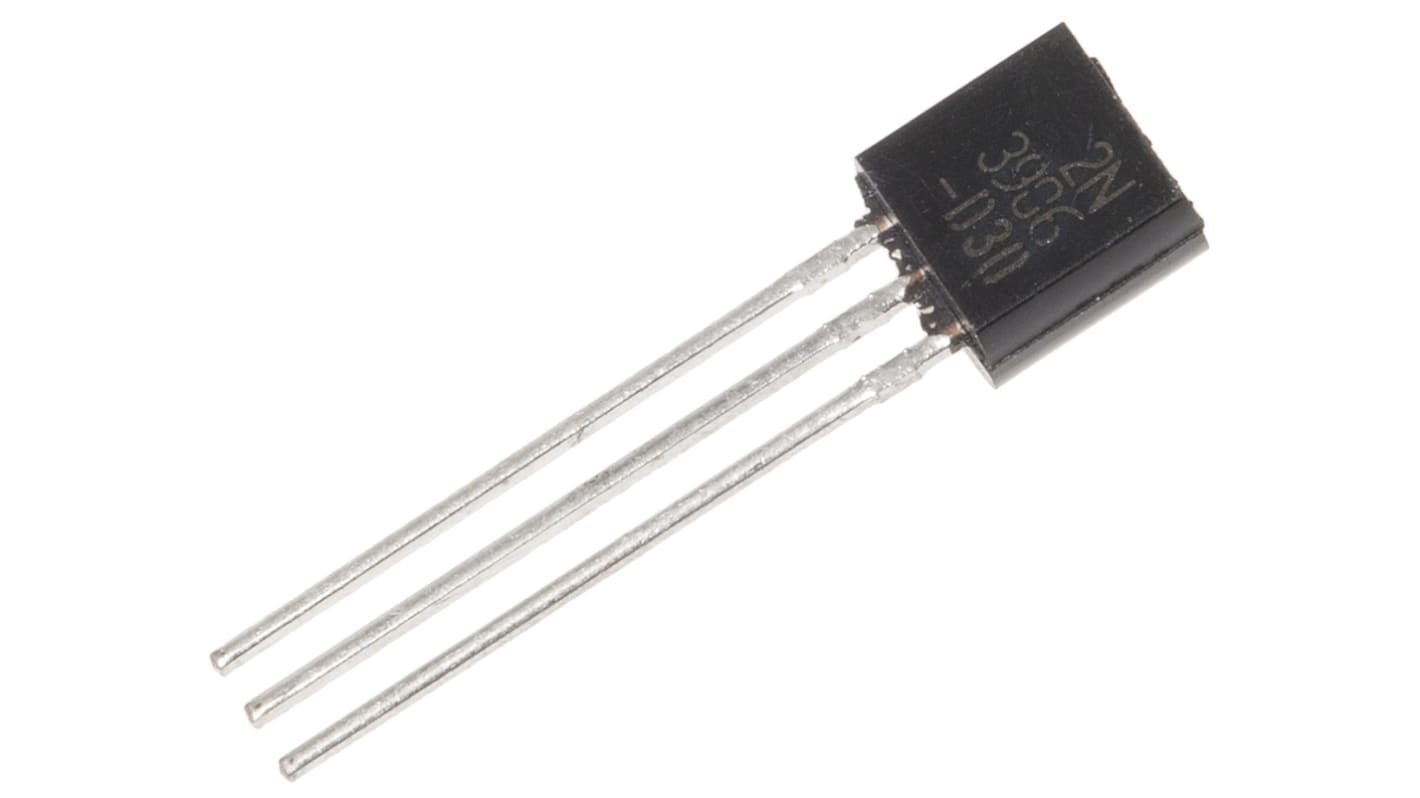 onsemi 2N3906BU PNP Transistor, -200 mA, -40 V, 3-Pin TO-92