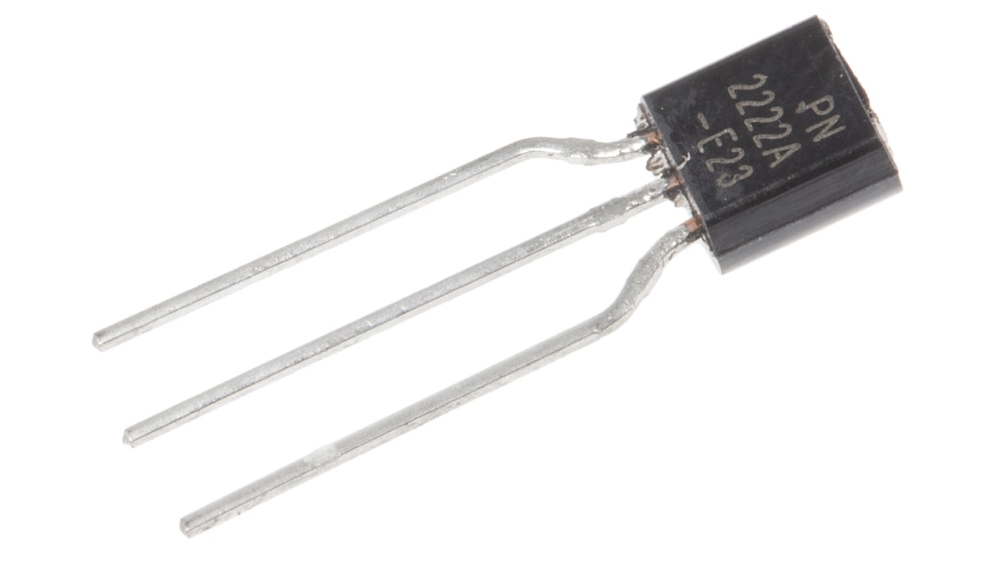 onsemi PN2222ATA NPN Transistor, 1 A, 40 V, 3-Pin TO-92