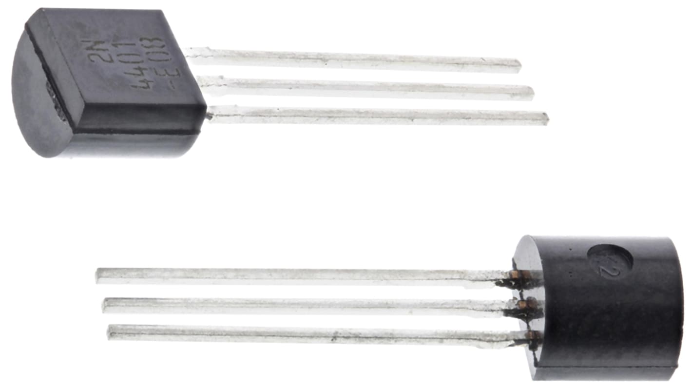 2N4401BU | onsemi NPN トランジスタ, 600 mA, TO-92, スルー 2N4401BU | onsemi NPN トランジスタ, 600 mA, TO-92, スルー