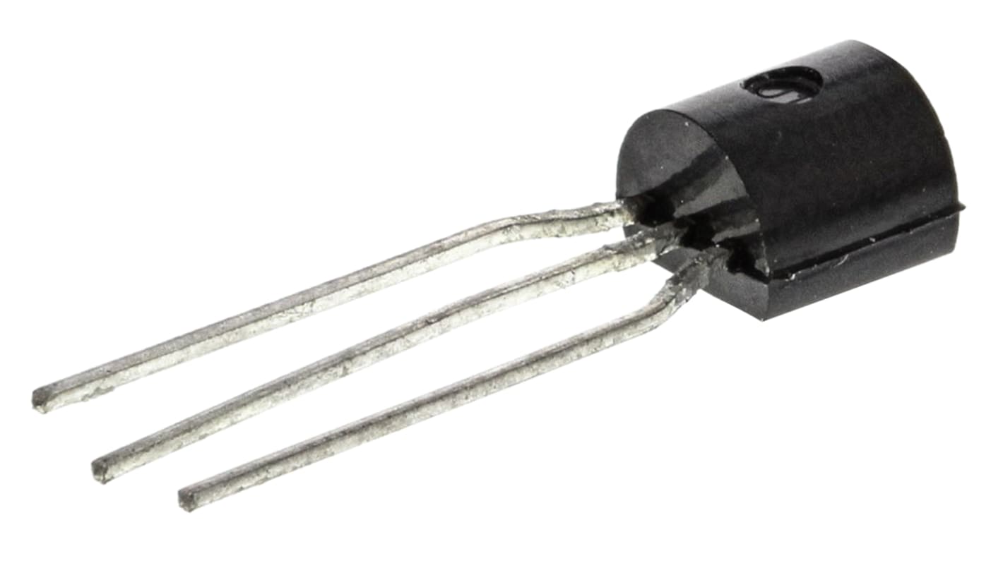 onsemi PNP トランジスタ, -800 mA, TO-92, スルーホール