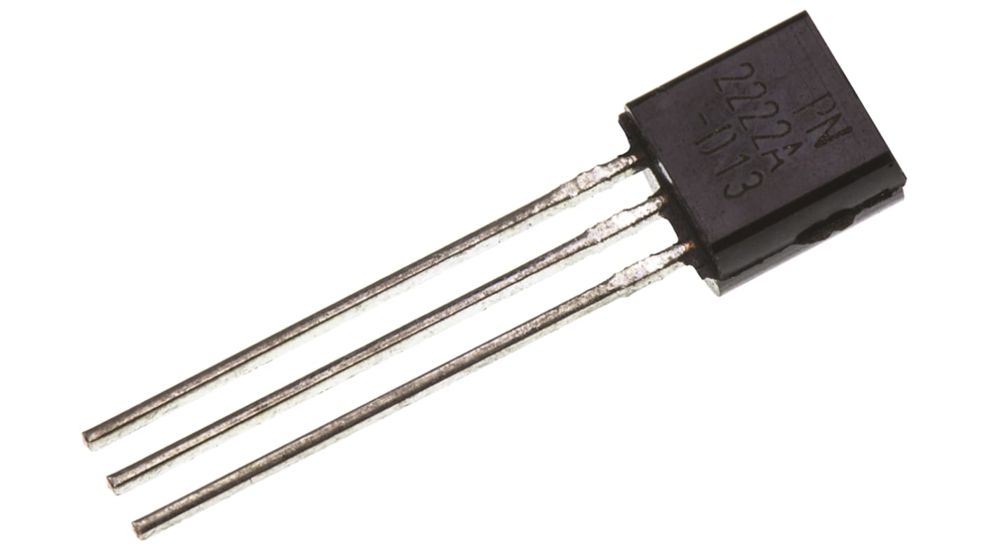 onsemi PN2222ABU NPN Transistor, 1 A, 40 V, 3-Pin TO-92