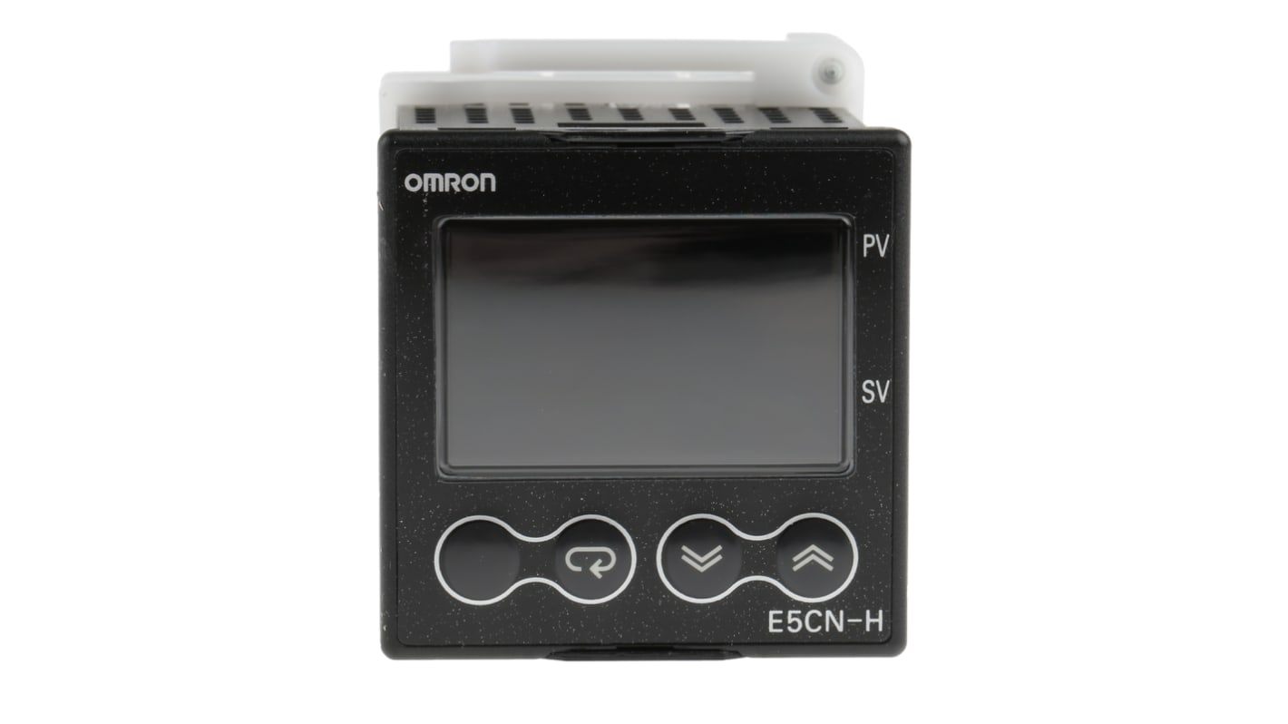 Omron E5CN Panel Mount PID Temperature Controller, 48 x 48mm, 2 Output Relay, 24 V ac/dc Supply Voltage ON/OFF, PID,