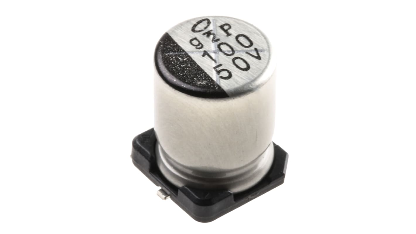 UWT1H101MNL1GS | ニチコン 100μF,50V dc コンデンサ, 表面実装