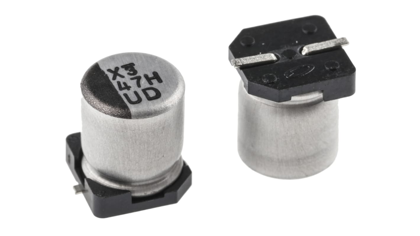 【国内即発送】 UUD1H470MCL1GS | ニチコン 47μF,50V dc コンデンサ, 表面実装 XLサイズ以上
