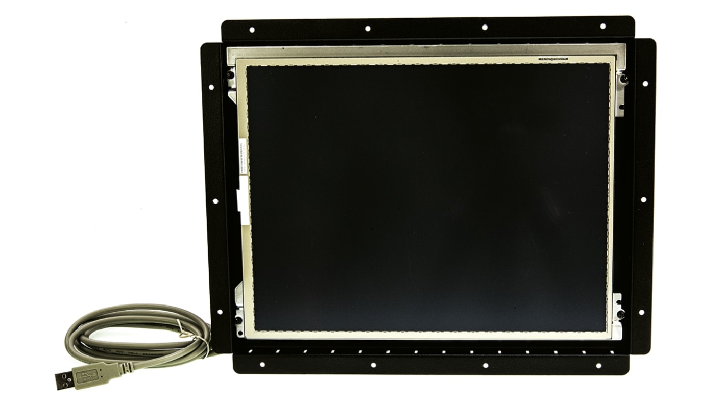 英雄 12.1in LCD 开放式 开放式机架显示器, 1024 x 768pixels, XGA图形 触幕屏