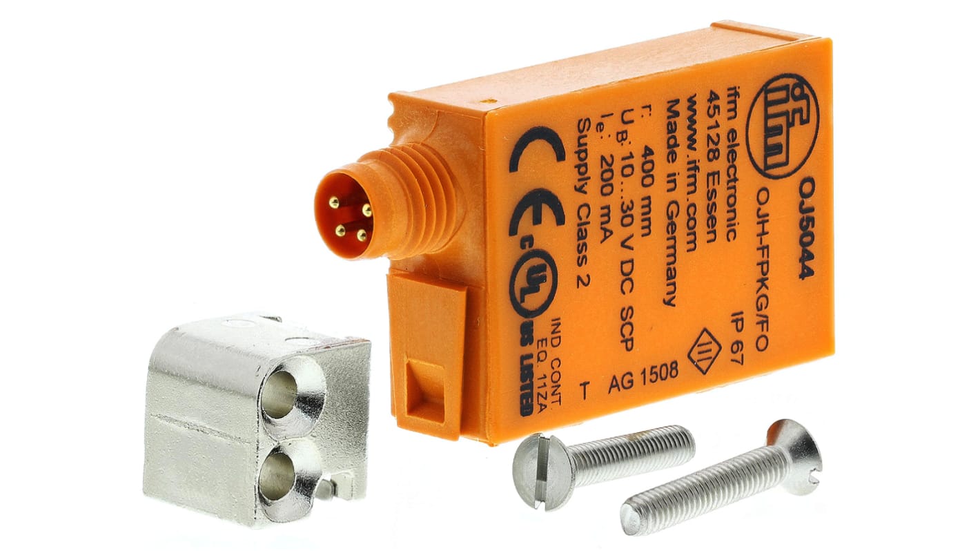 Rs-Online Sensore fotoelettrico Rettangolare ifm electronic a diffusione rilevamento 15 mm → 400 mm uscita PNP