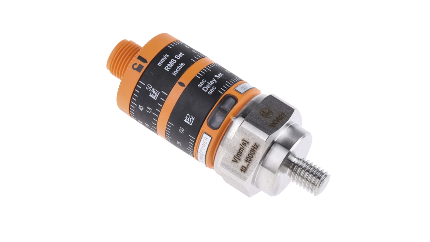 ifm electronic Vibration Sensor, 0 → 50mm/s Max, 500 mA Max, 32V Max, -25°C → +80°C