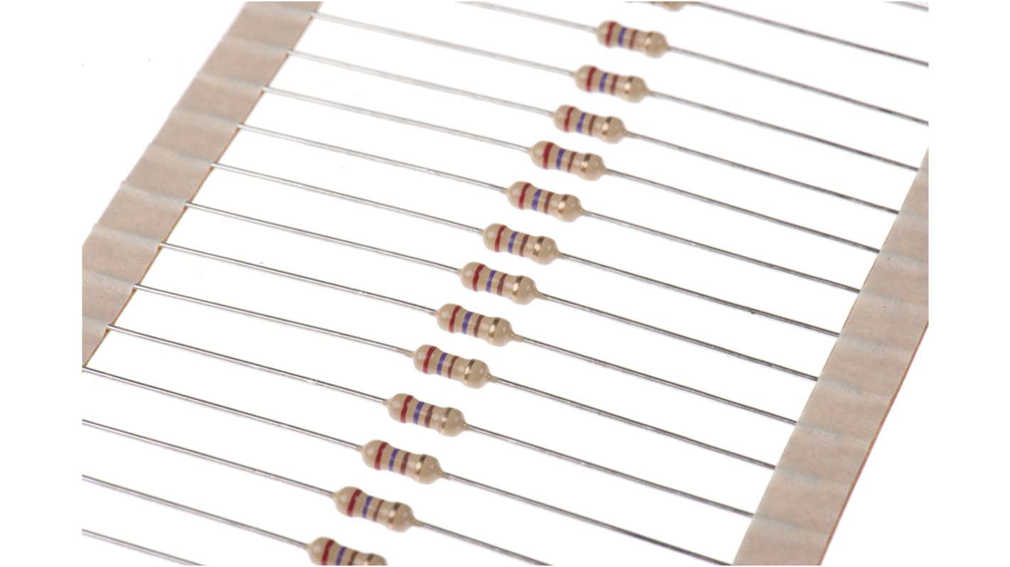 RS PRO 270Ω Carbon Film Resistor 0.25W ±5%