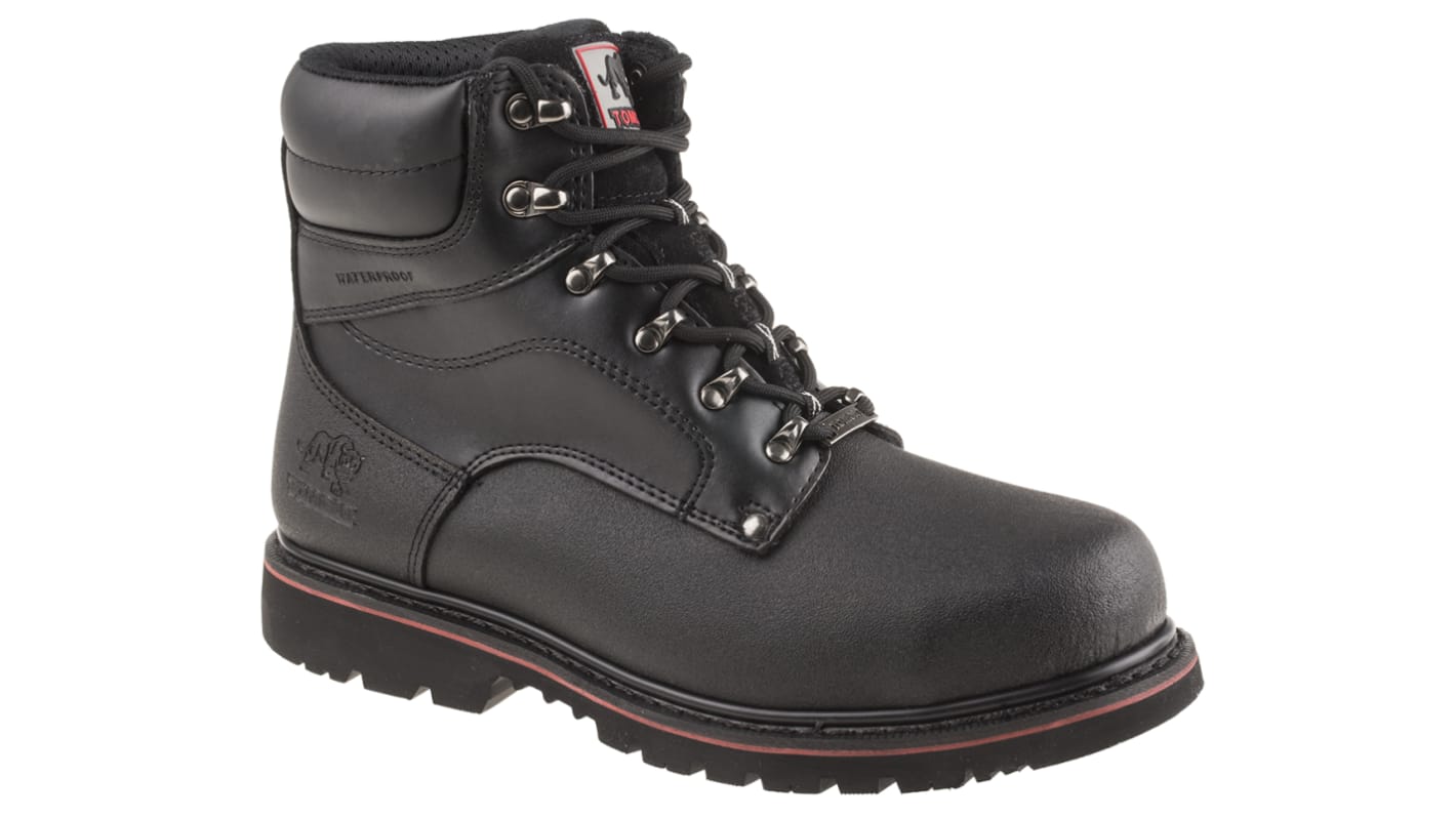 RS PRO Black Steel Toe Capped Men's Safety Boots, UK 9, EU 43
