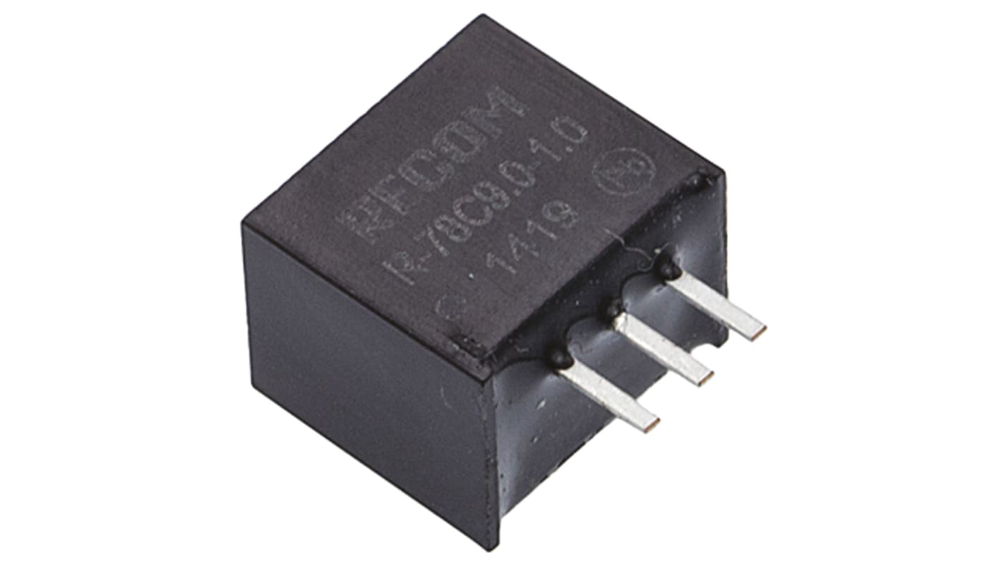 Recom Switching Regulator, Through Hole, 9V dc Output Voltage, 12 → 42V dc Input Voltage, 1A Output Current, 1