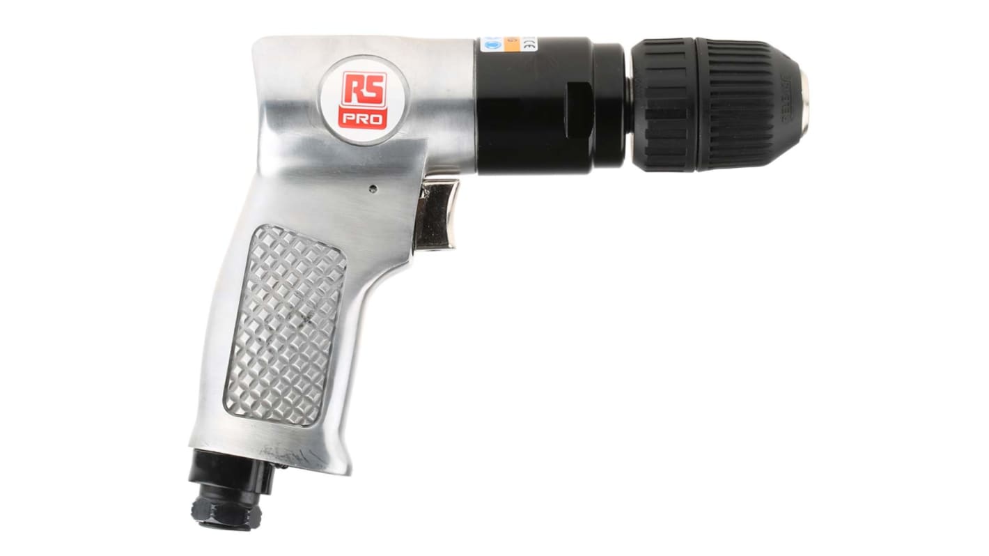 RS PRO Air Drill 10mm 1/4in Air Inlet (BSP) , 1800 r/min