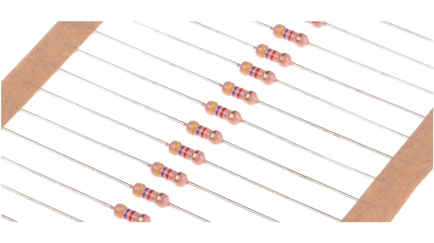 RS PRO 4.7kΩ Carbon Film Resistor 0.5W ±5%