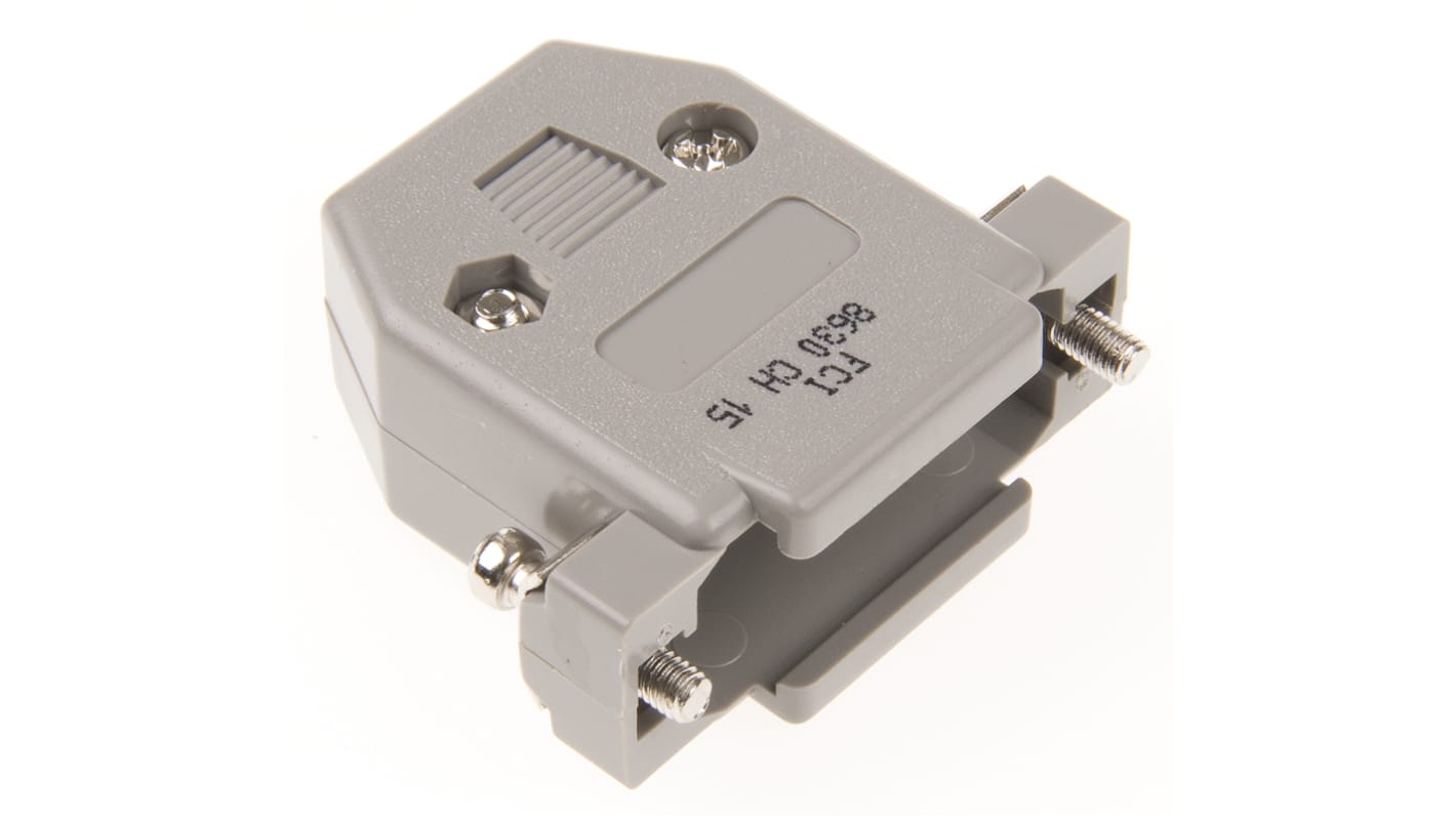 Amphenol Communications Solutions 8630CH Series Thermoplastic D Sub Backshell, 15 Way