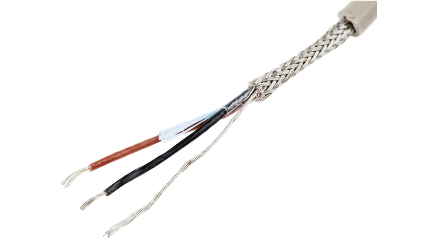 Alpha Wire ProTekt Series Data Cable, 2 Cores, 0.23 mm², Screened, 24 AWG, 50m, Screened Shield