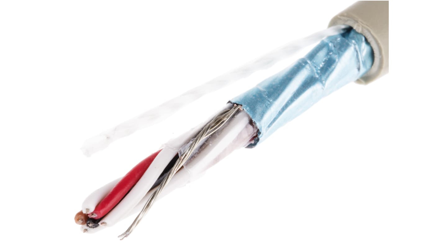 Alpha Wire ProTekt Series Data Cable, 3 Pairs, 6 Cores, 0.35 mm², Screened, 22 AWG, 50m, Screened Shield