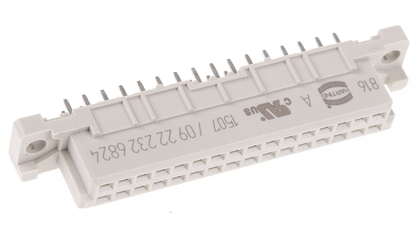 Harting 09 22 32 Way 2.54mm Pitch, Type 2B Class C2, 2 Row, Straight DIN 41612 Connector, Socket