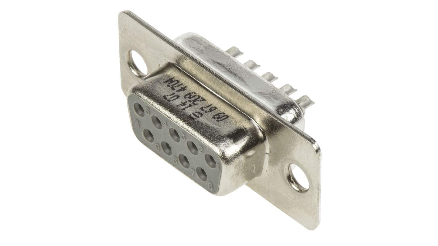 HARTING 9 Way Panel Mount D-sub Connector Socket, 2.77mm Pitch