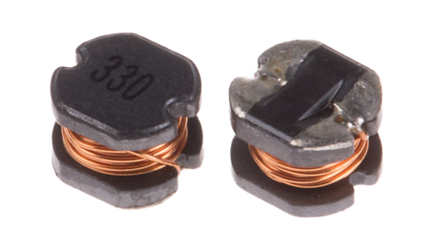 RS PRO, 43 Unshielded Wire-wound SMD Inductor 33 μH ±20% Wire-Wound 700mA Idc