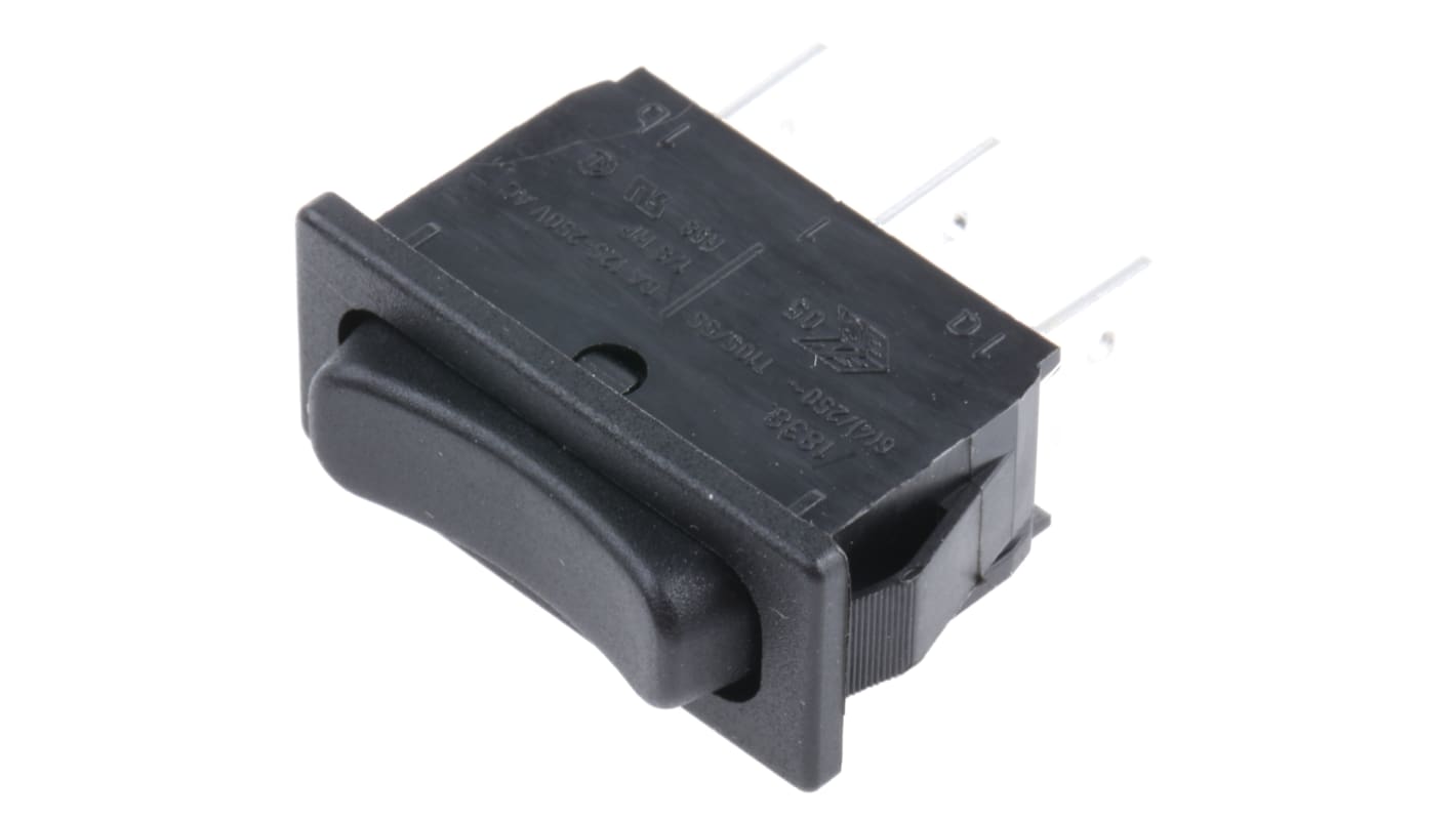 Marquardt SPDT, (On)-Off-(On) Rocker Switch Panel Mount