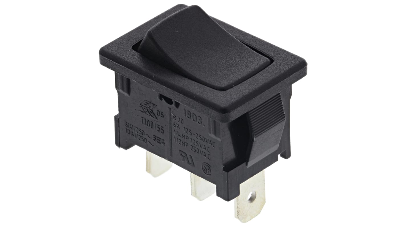 Marquardt SPDT, On-Off Rocker Switch Panel Mount