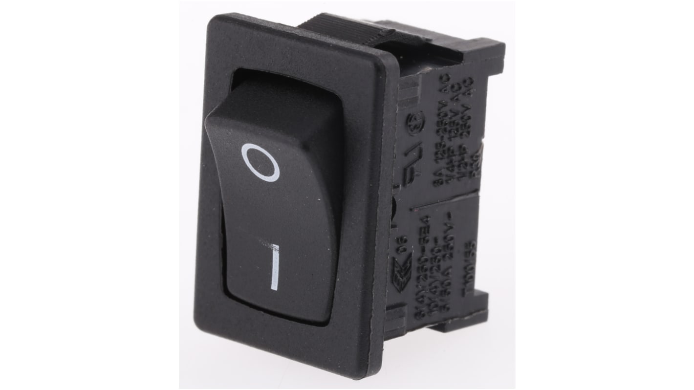 Marquardt SPST, On-Off Rocker Switch Panel Mount