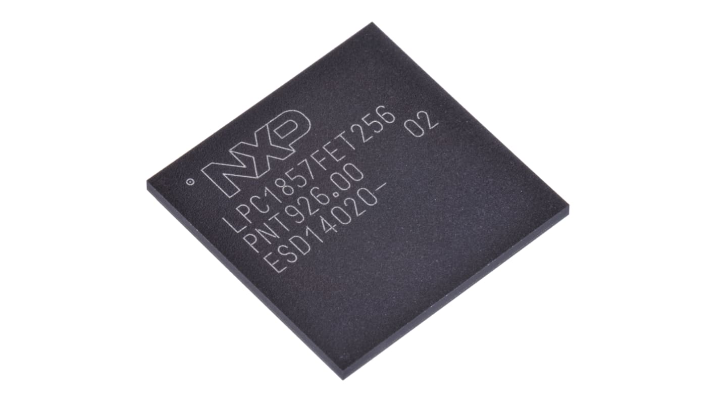 NXP LPC18 マイコン, ARM Cortex M3コア, 150MHz, ROMレス, 256-Pin LBGA