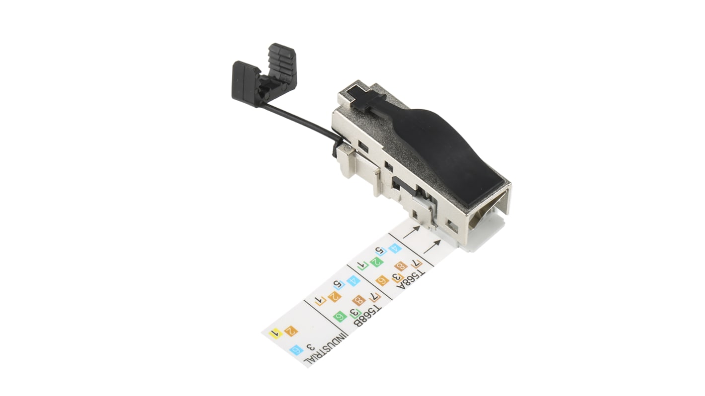 Connettore maschio per installazione su campo Weidmuller, RJ45, Cat6a, 1 porta, STP