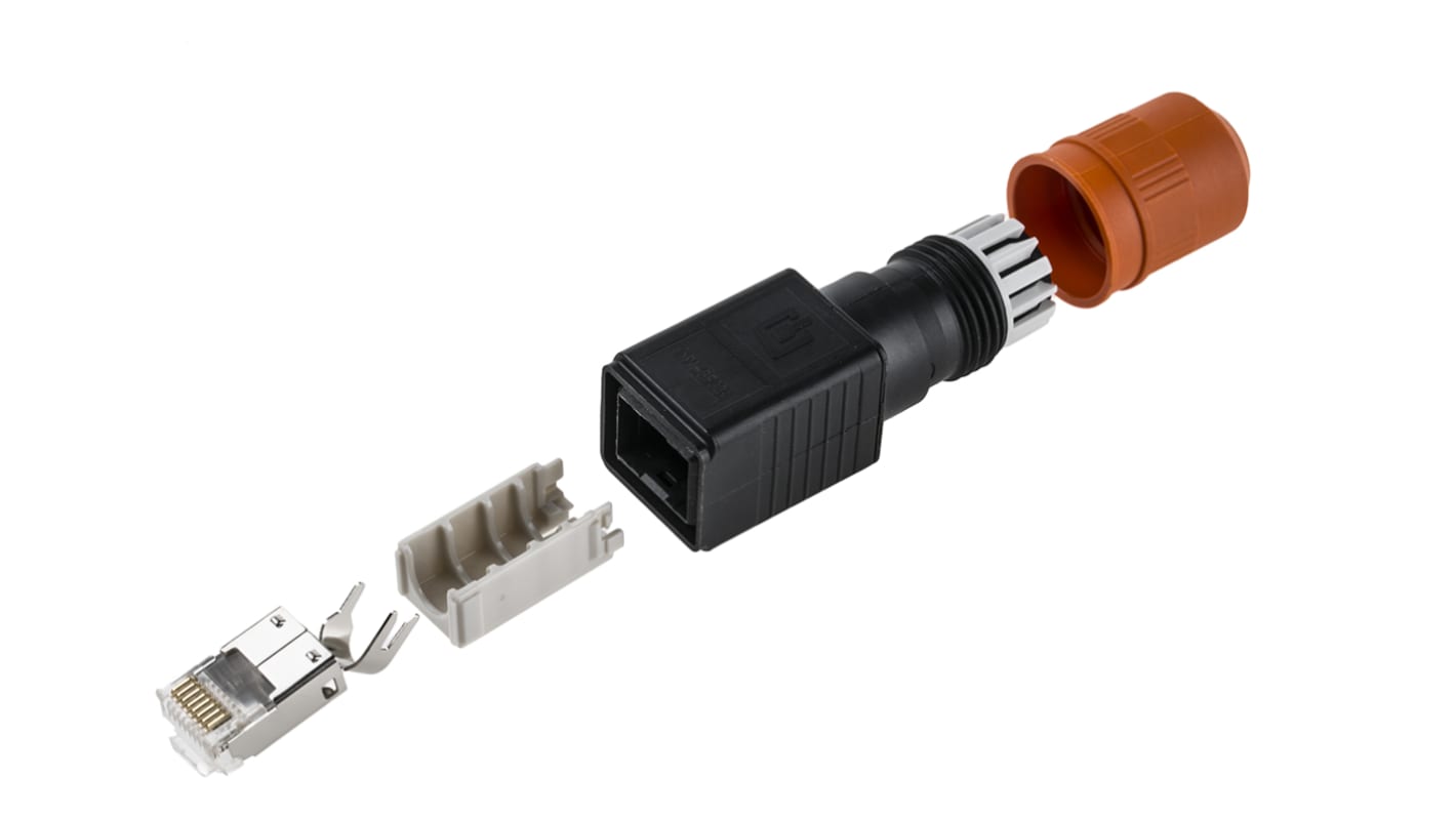 1963180000 | Weidmuller 1987236 Series Male RJ45 Connector