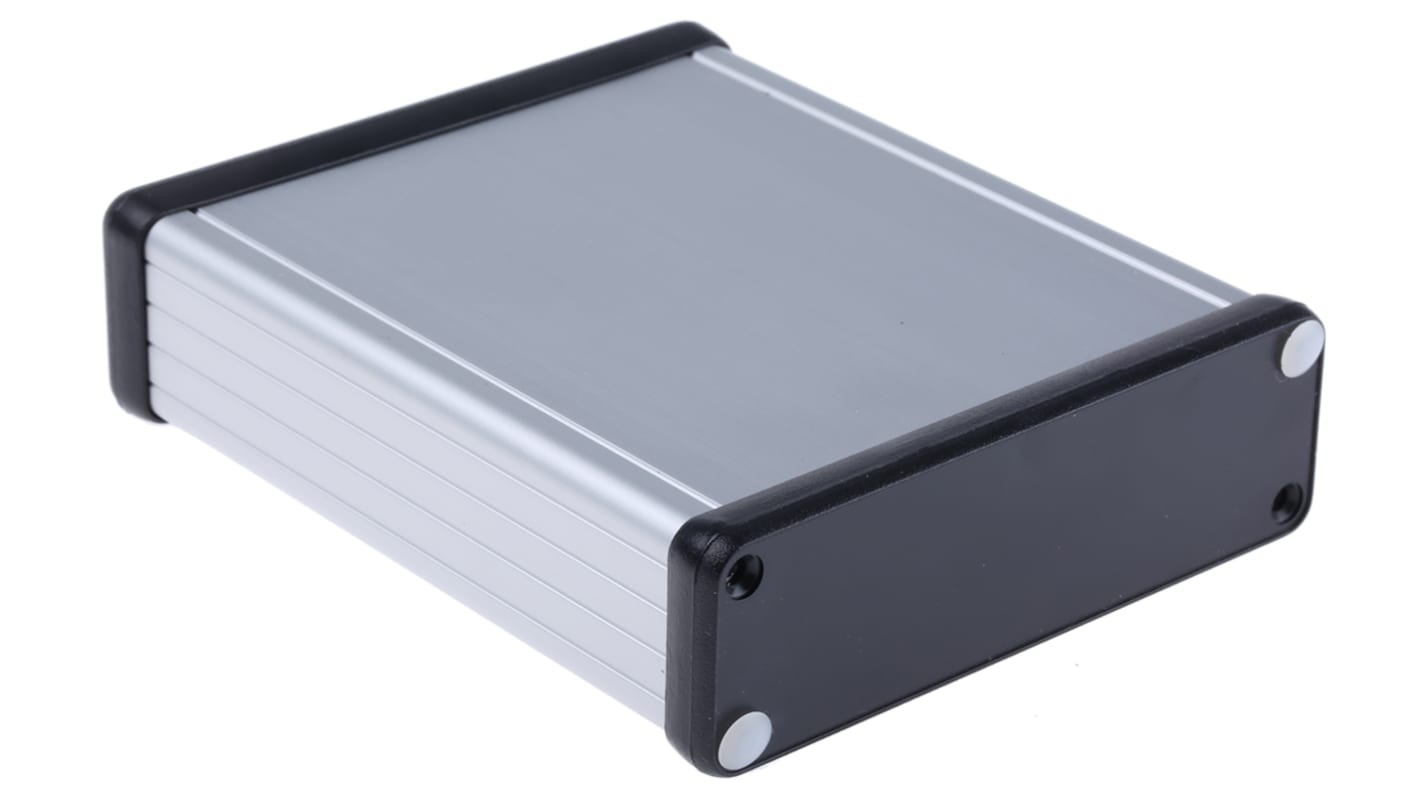 Hammond 铝制外壳, 120 x 103 x 31mm, IP54, 透明阳极化, 181g重, 1455系列