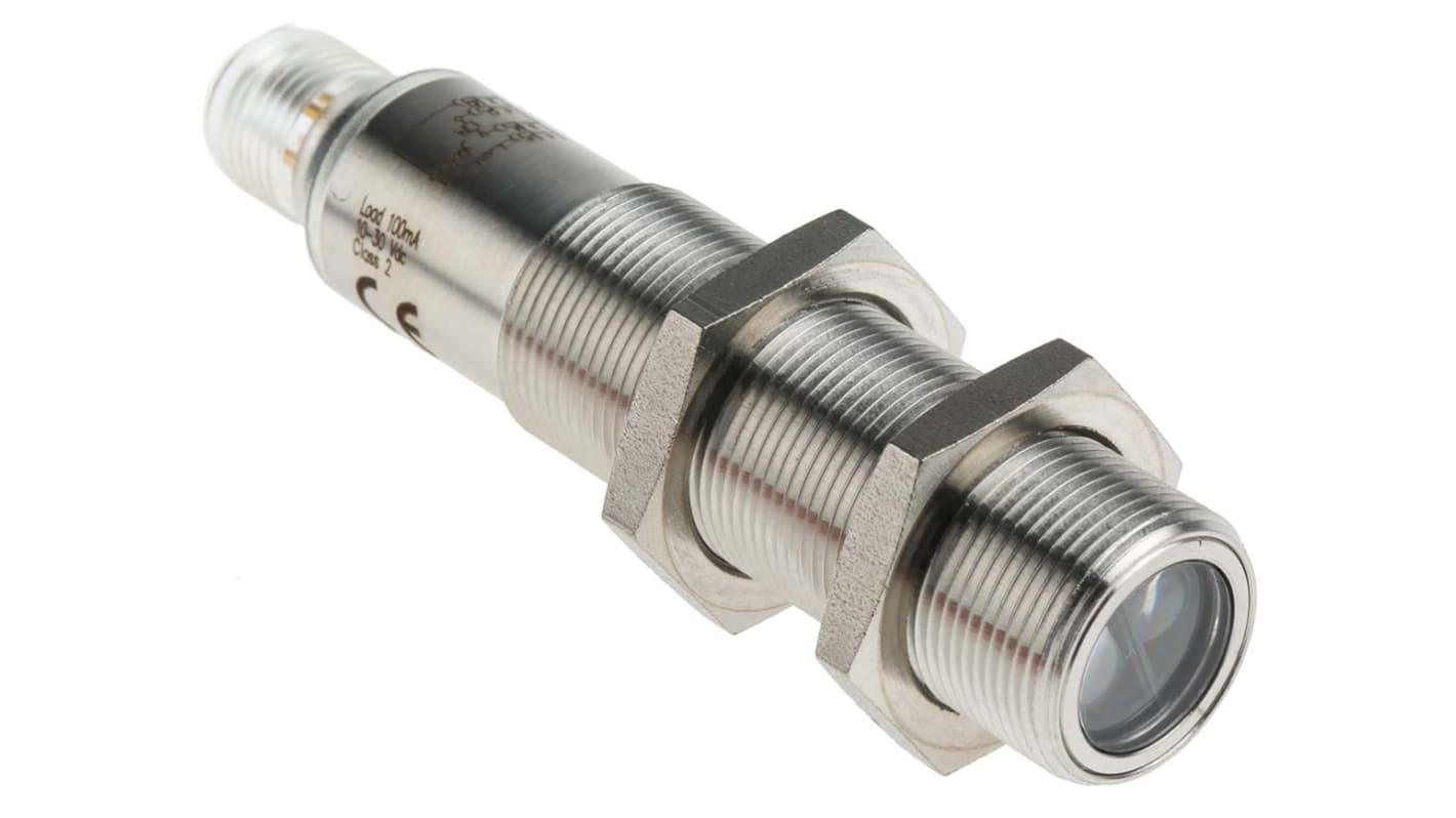 Rs-Online Sensore fotoelettrico Cilindrico SICK a diffusione rilevamento 140 mm uscita PNP