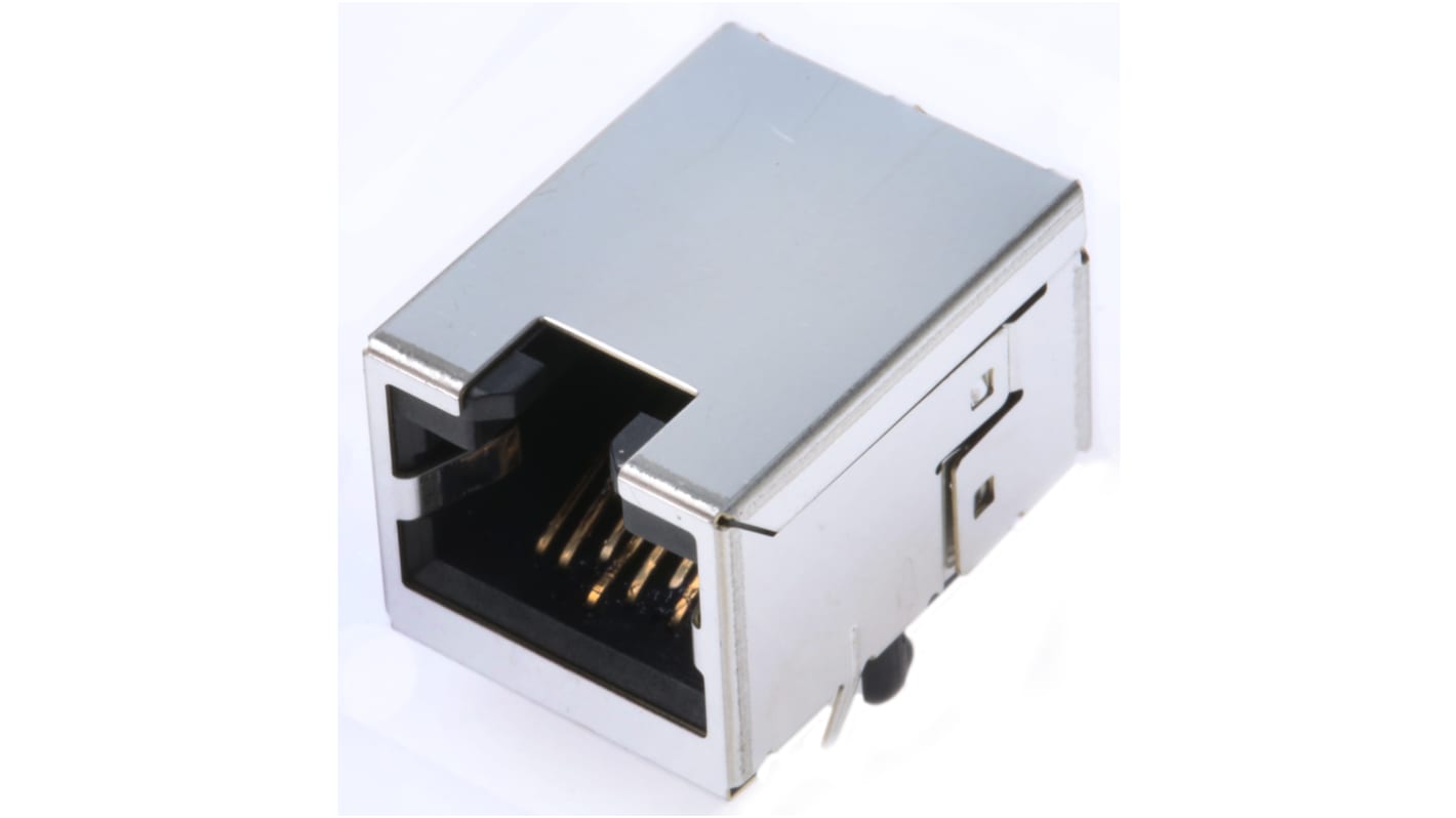 Conector RJ45 Cat6 Hembra Bel-Stewart serie SS-60000, de 8P8C vías, apantallado