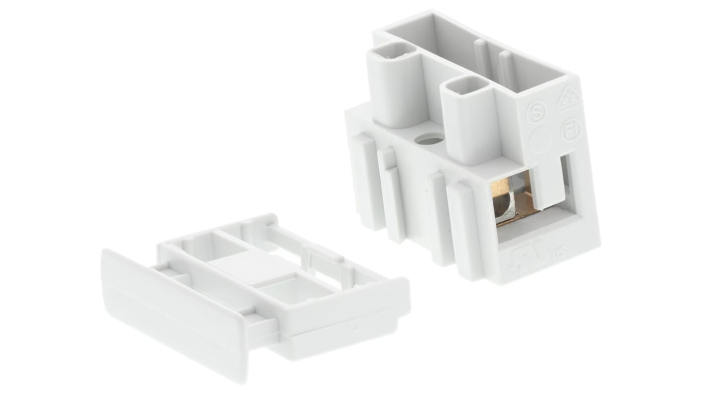 CAMDENBOSS Fused Terminal Block, 1-Way, 20A, 4 mm² Wire, Screw Down Termination