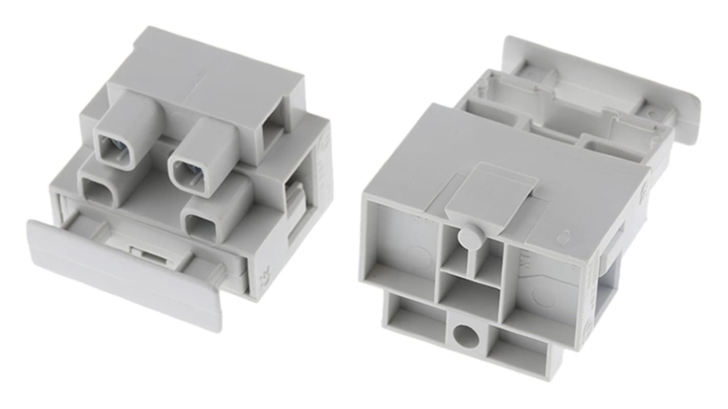 Morsettiera con fusibile CAMDENBOSS, 2 vie, passo 16mm, per cavi 4 mm², con fusibile