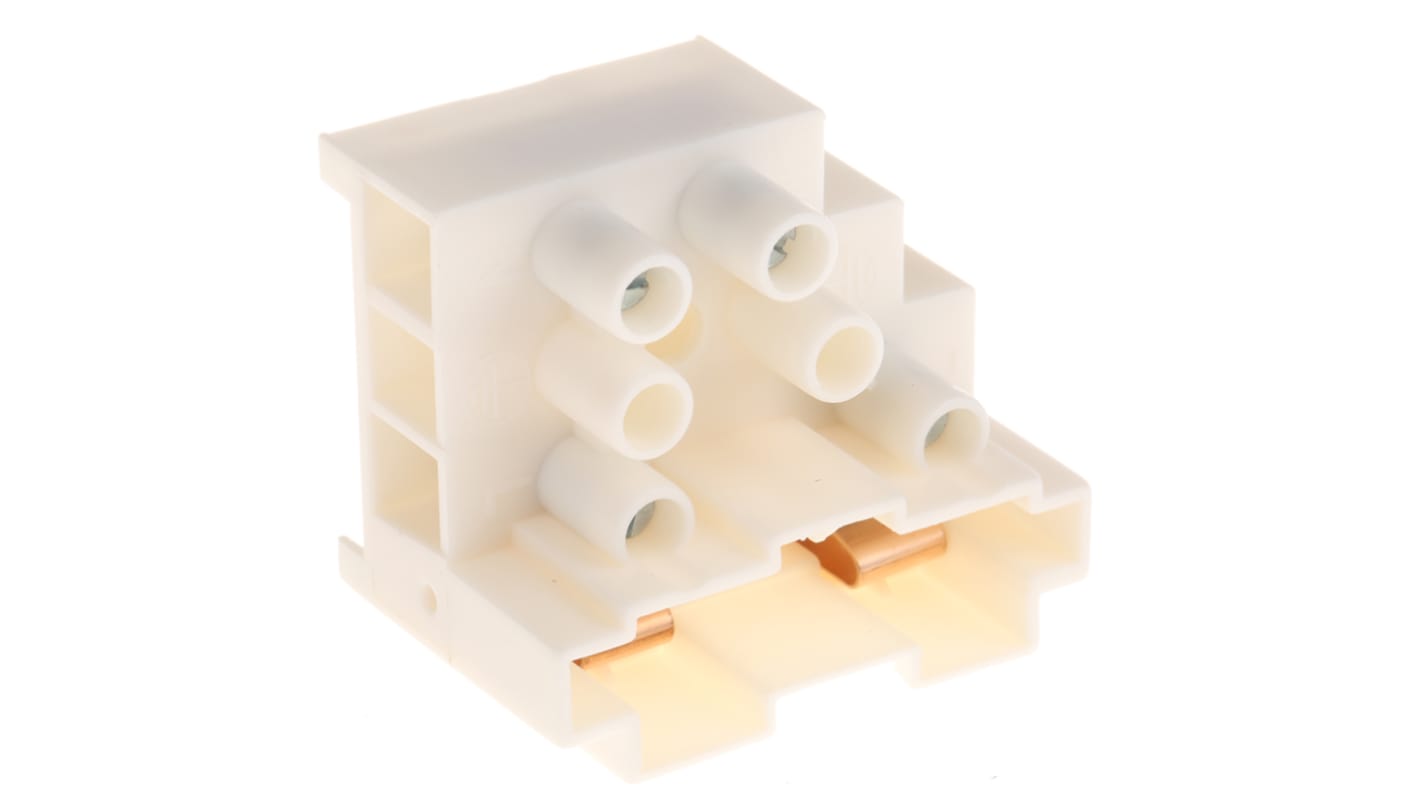 Morsettiera con fusibile CAMDENBOSS, 2 vie, passo 16mm, per cavi 4 mm², con fusibile