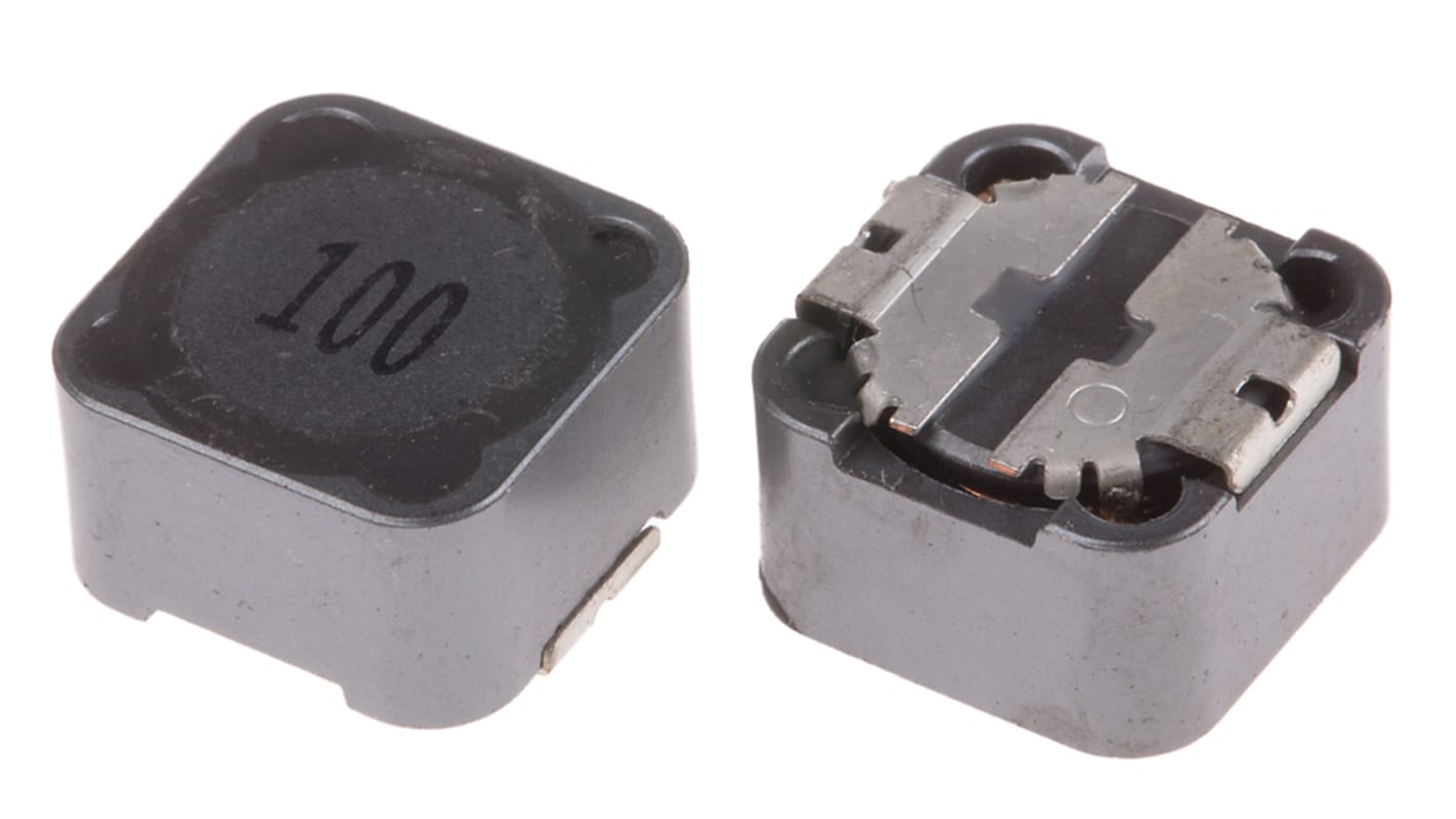 RS PRO, 27 Shielded Wire-wound SMD Inductor 10 μH ±20% Wire-Wound 5.4A Idc