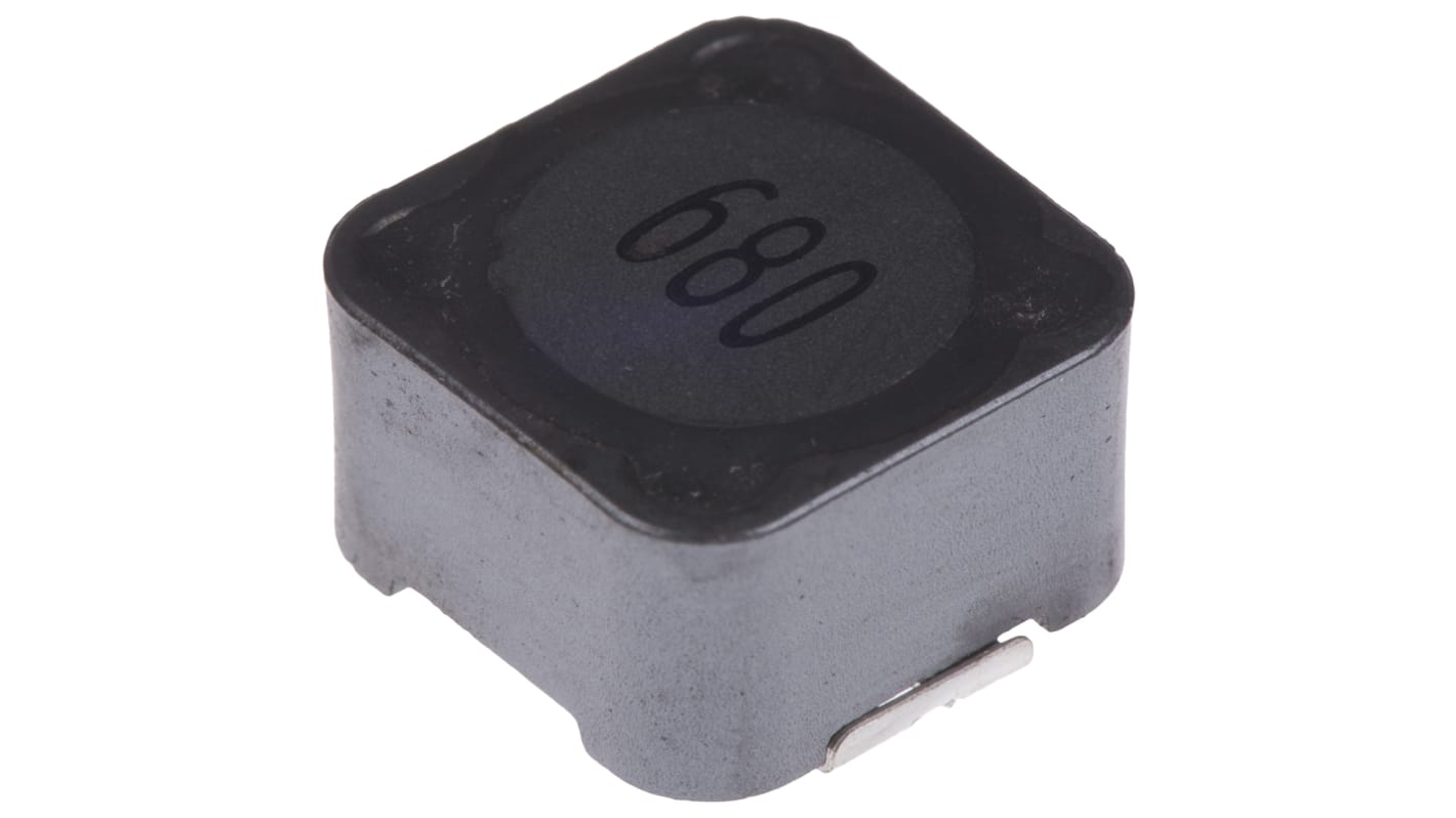 RS PRO, 27 Shielded Wire-wound SMD Inductor 68 μH ±20% Wire-Wound 2.1A Idc