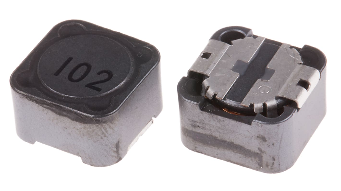 RS PRO, 27 Shielded Wire-wound SMD Inductor 1 mH ±20% Wire-Wound 550mA Idc