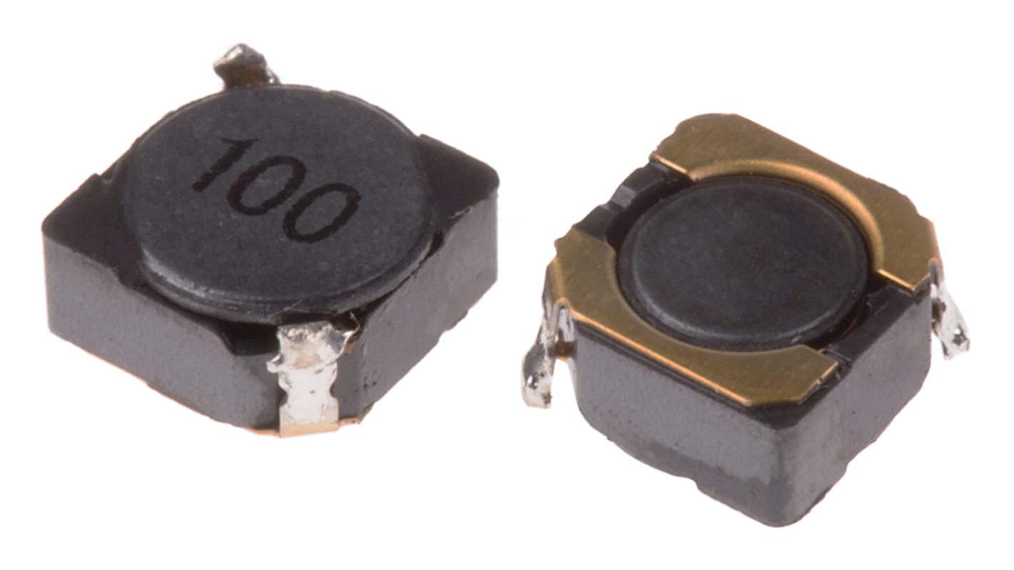 RS PRO, 53 Shielded Wire-wound SMD Inductor 10 μH ±20% Wire-Wound 1.3A Idc