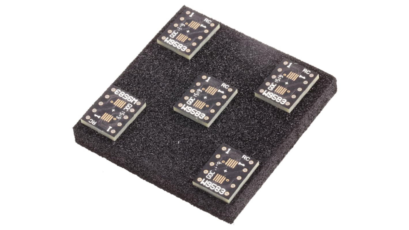 Winslow Straight Through Hole Mount 0.5 mm, 2.54 mm Pitch IC Socket Adapter, 10 Pin Female SOP to 10 Pin Male DIP