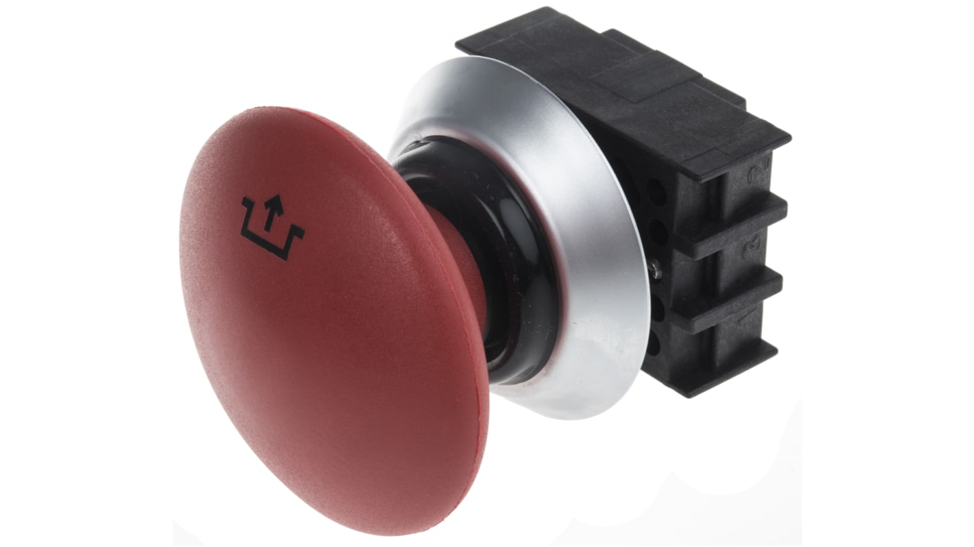 Schmersal Φ22mm急停按钮头, ABS制, 拉出释放, IP67, IP69K防护等级