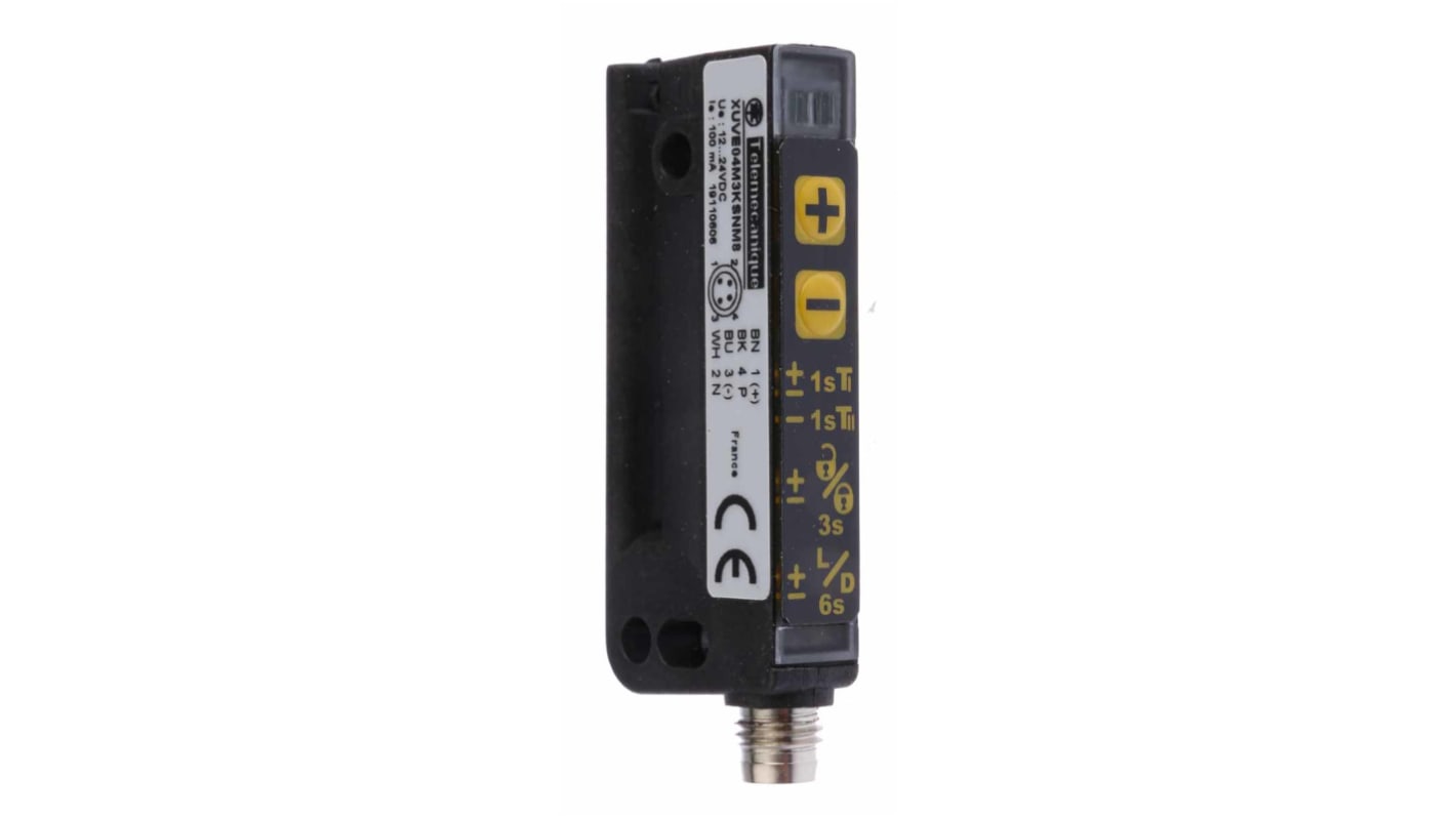 Rs-Online Sensore fotoelettrico a forcella Telemecanique Sensors a fascio diretto rilevamento 3 mm uscita NPN/PNP