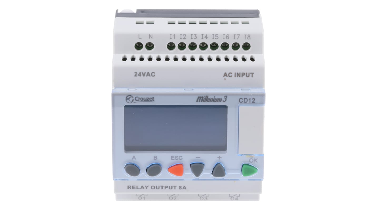 Rs-Online Modulo logico Crouzet Millenium 3 ingressi: 8 uscite: 4