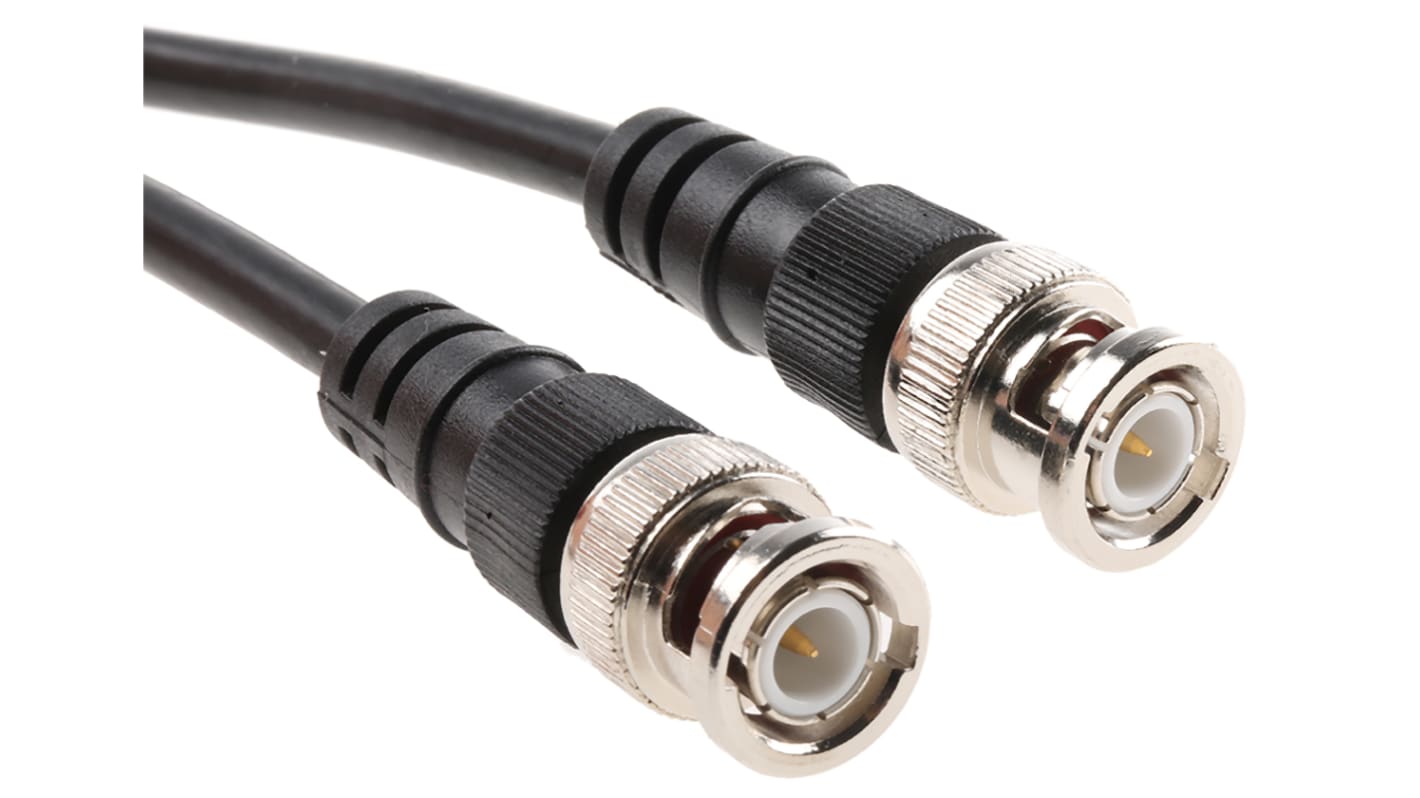 BNC 50ohm plug to 50ohm plug lead 2m