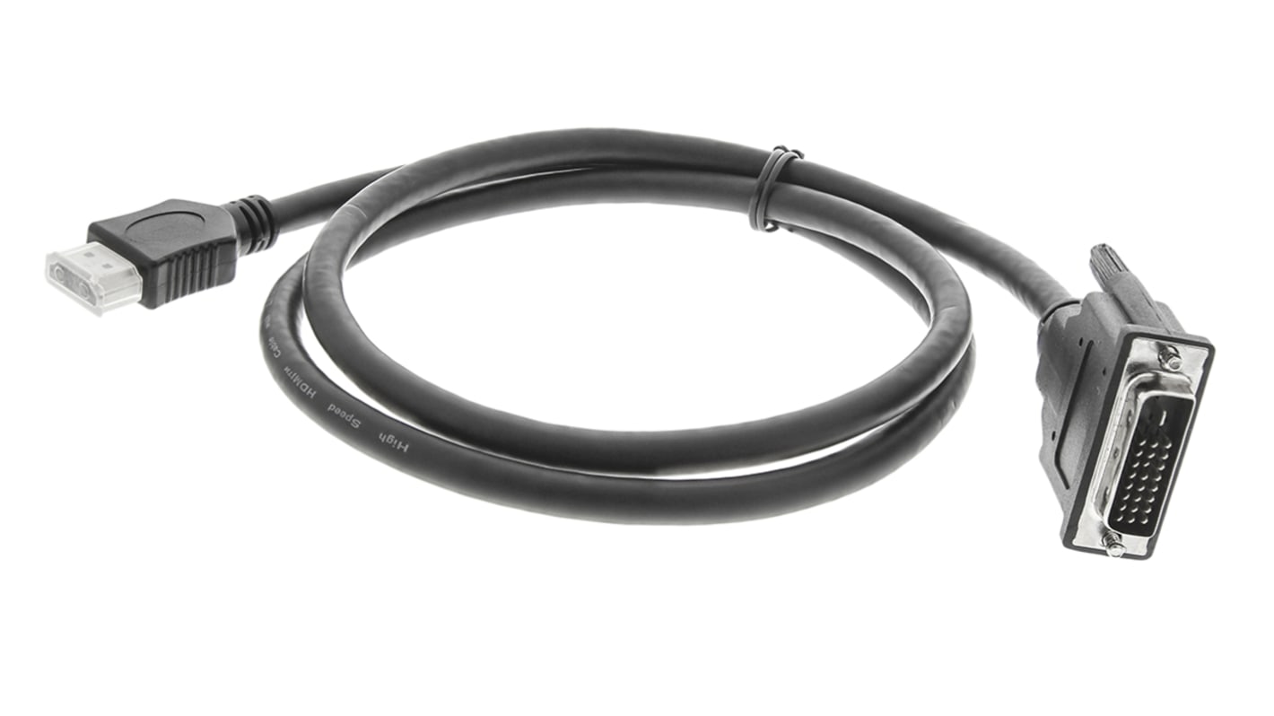 HDMI to DVI-D lead 1m
