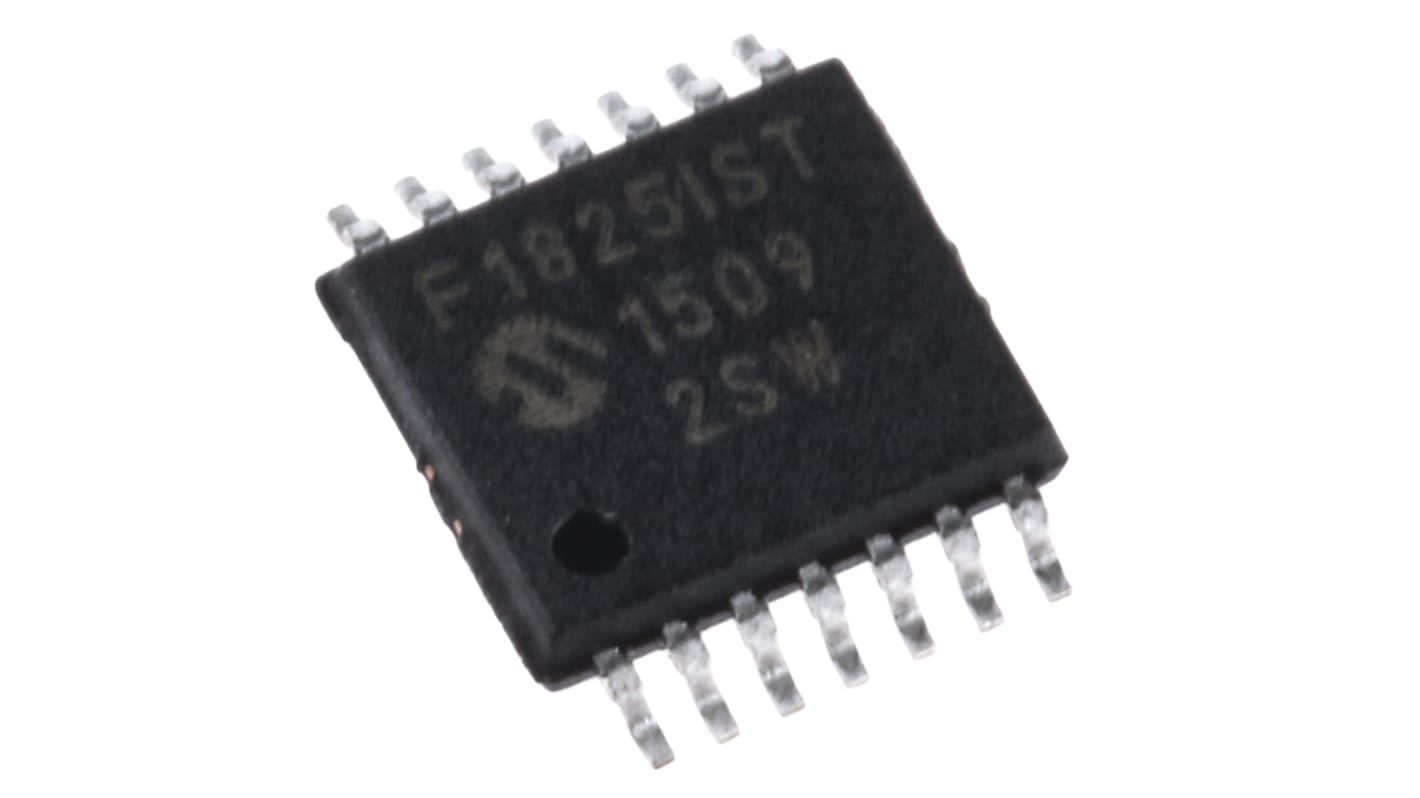 Microchip PIC16F1825-I/ST , 8bit PIC Microcontroller, PIC16F, 32MHz, 14 kB Flash, 14-Pin TSSOP